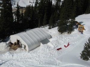 SM yurt above