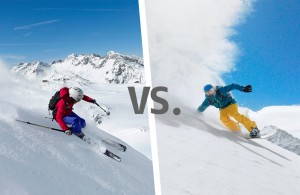 Ski vs Snowboard